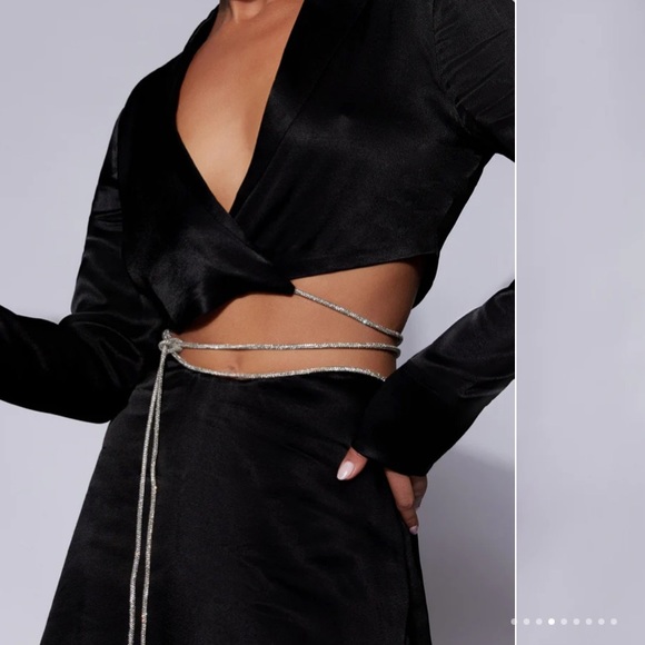 Diamante Rope Skirt & Shirt Set - Picture 3 of 5